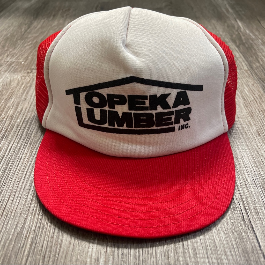 Vintage Topeka Lumber Snapback Trucker Hat